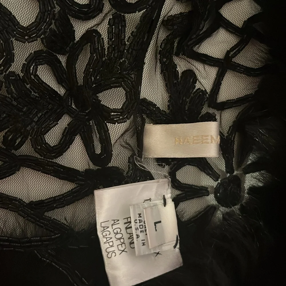 Naeem khan fox fur beaded vest - Picture 11 of 13